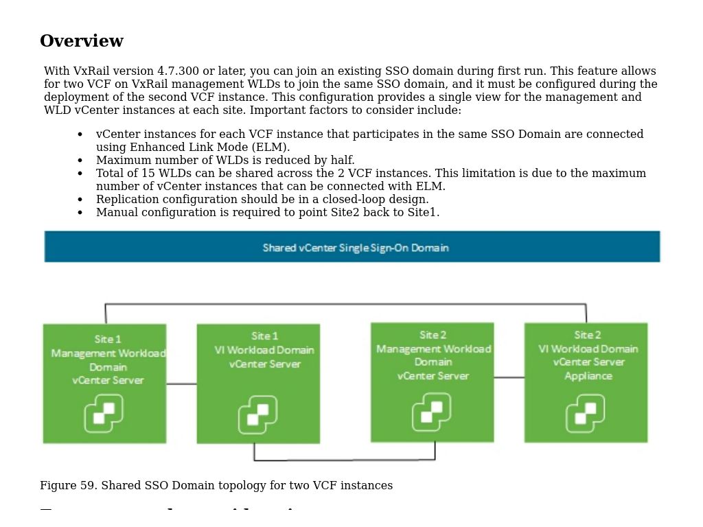 SSO Considerations For Multiple VCF Instances | Architecture Guide ...