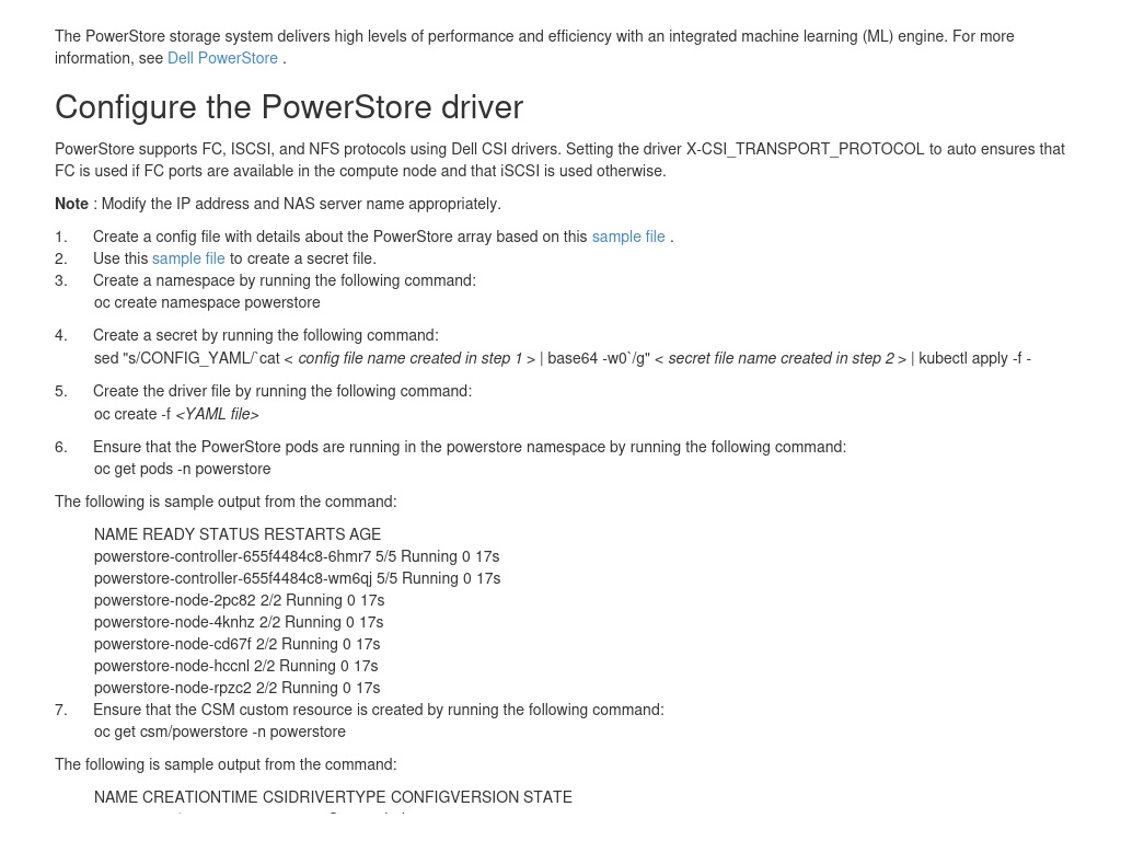 Provisioning PowerStore Storage | Implementation Guide—Red Hat ...