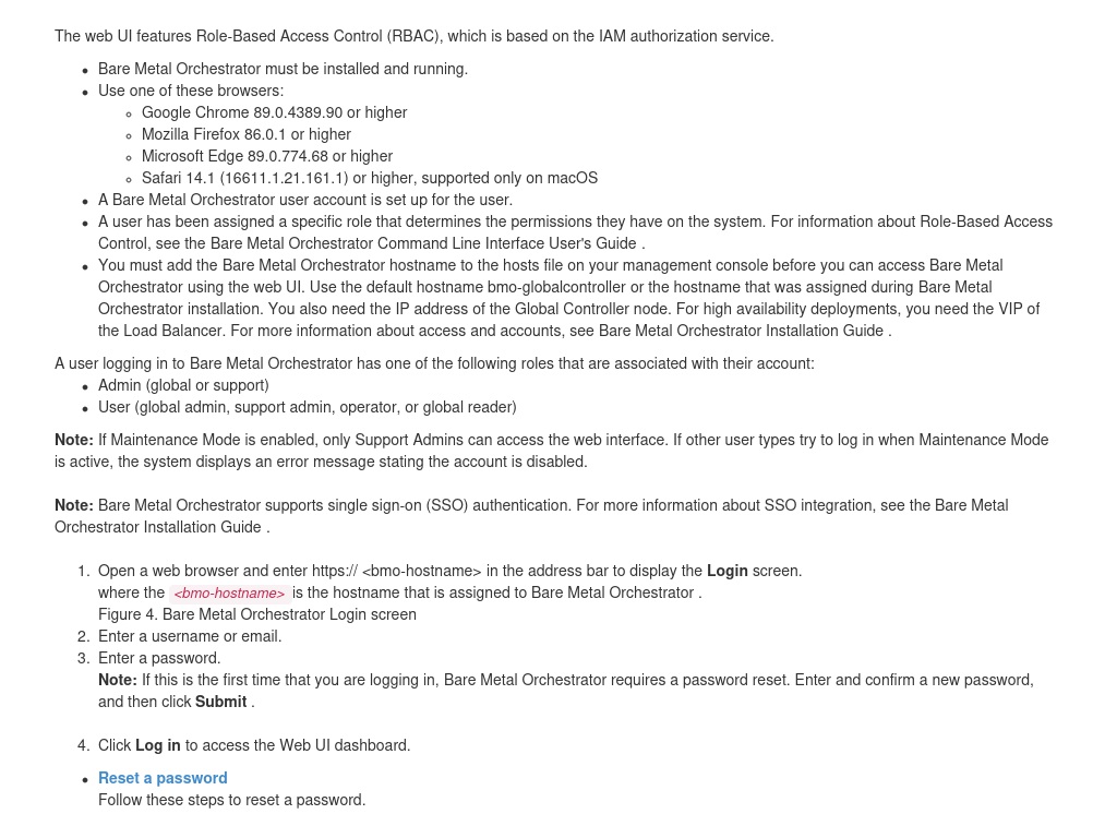 Log In To The Web UI | Bare Metal Orchestrator 2.3 Web User Interface ...