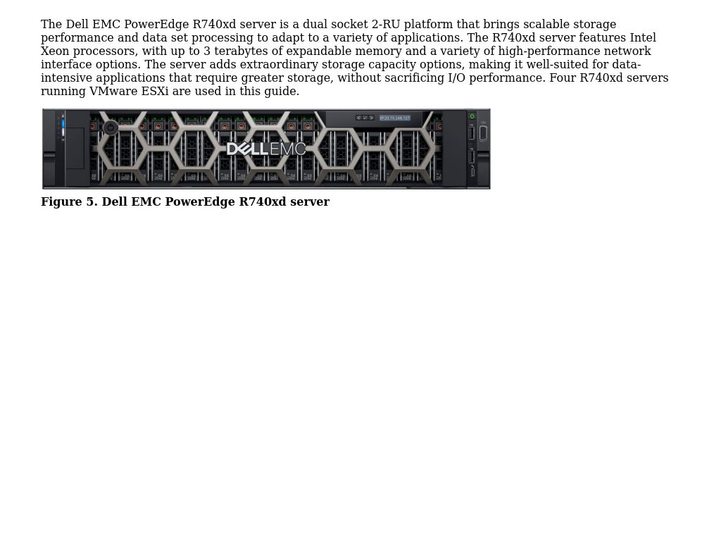 Dell EMC PowerEdge R740xd server | Dell EMC Networking Virtualization