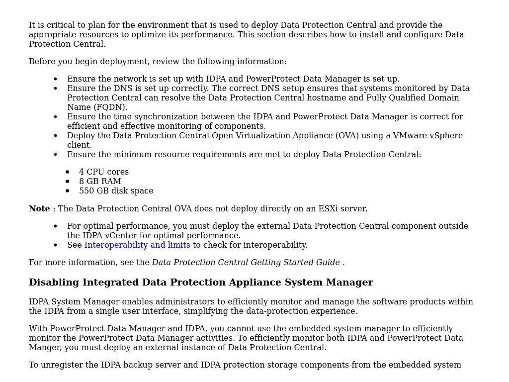 Data Protection Central deployment | Integrated Data Protection ...