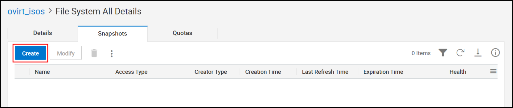 Figure 81. File system snapshot – step 2