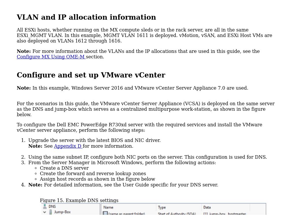 Configuration Steps | Dell EMC PowerEdge MX VMware ESXi With ...