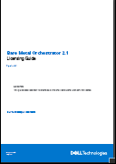 Bare Metal Orchestrator 2.1 Licensing Guide | Dell Technologies Info Hub