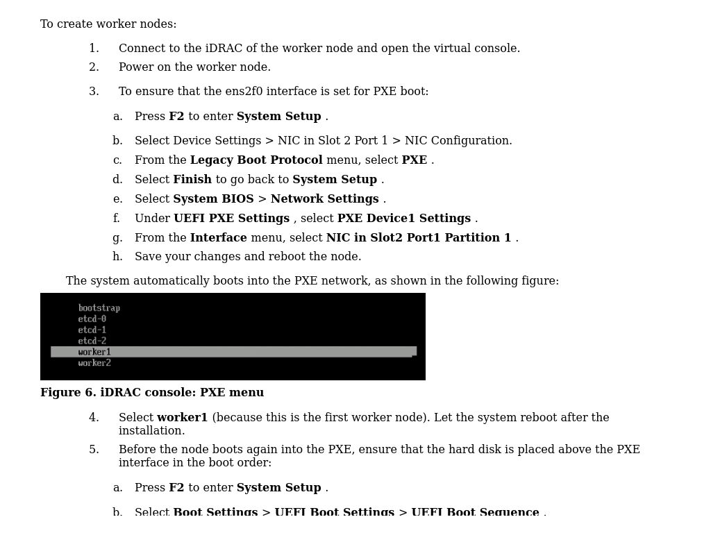 Creating worker nodes | Deployment Guide—Red Hat OpenShift Container ...