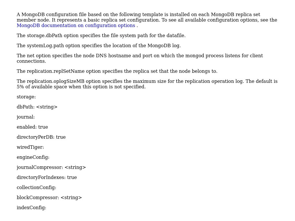 Mongodb Replica Set Configuration