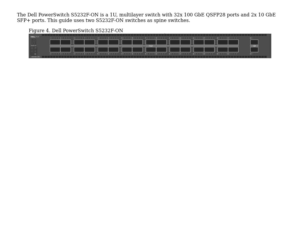 Dell Powerswitch S5232f-on 