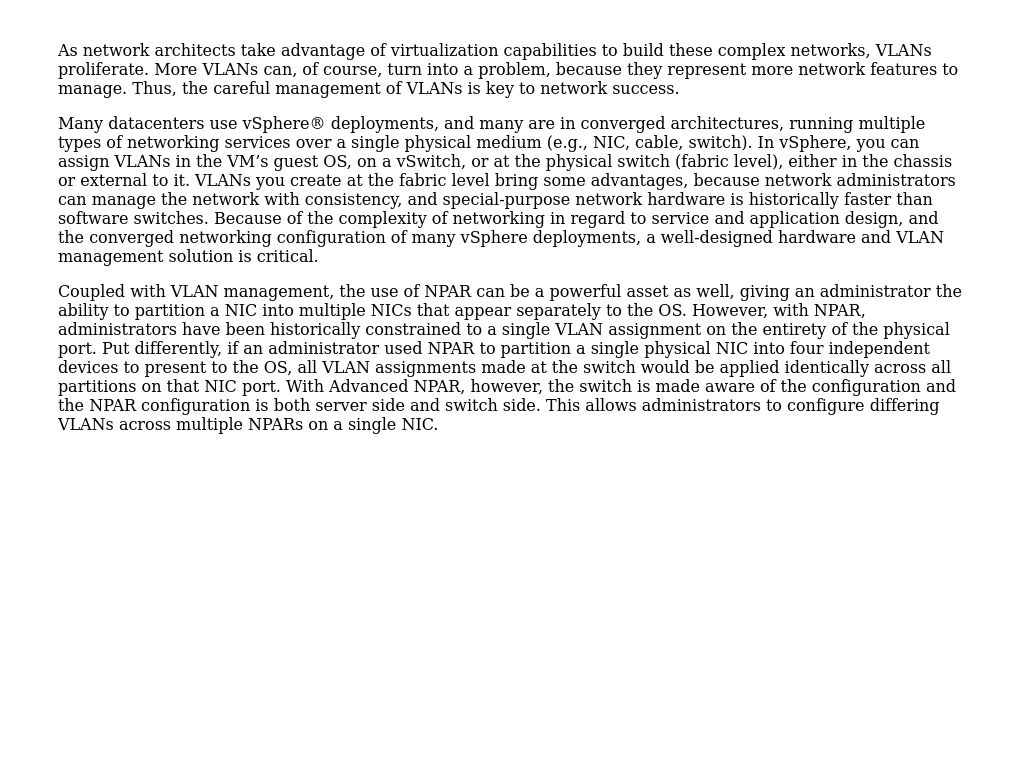 Why VLAN And NPAR Management Matters | Managing VLANs From Advanced ...