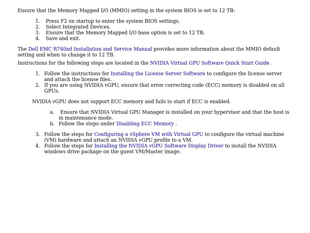 Installing And Configuring Nvidia Gpu Vdi Deployment Guide Citrix Virtual Apps And Desktops For Dell Emc Xc Family Dell Technologies Info Hub