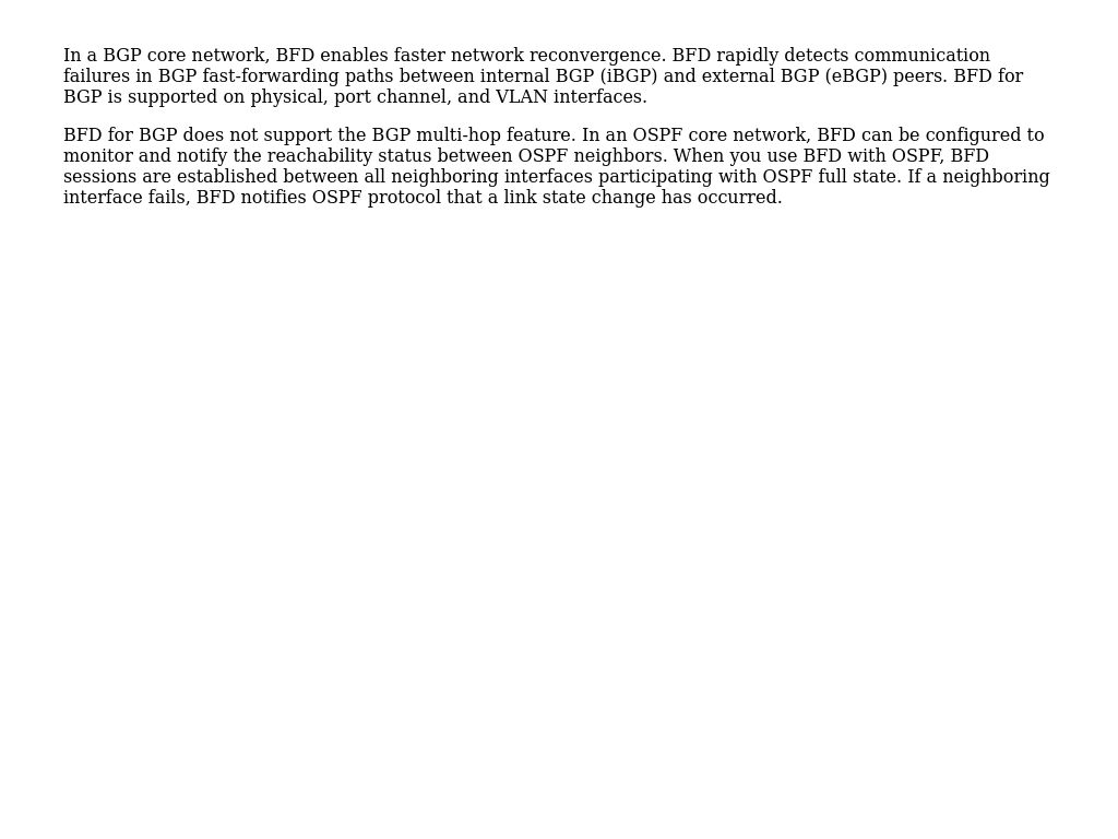 BFD for BGP and OSPF | Dell Networking Layer 3 Leaf-Spine Deployment ...