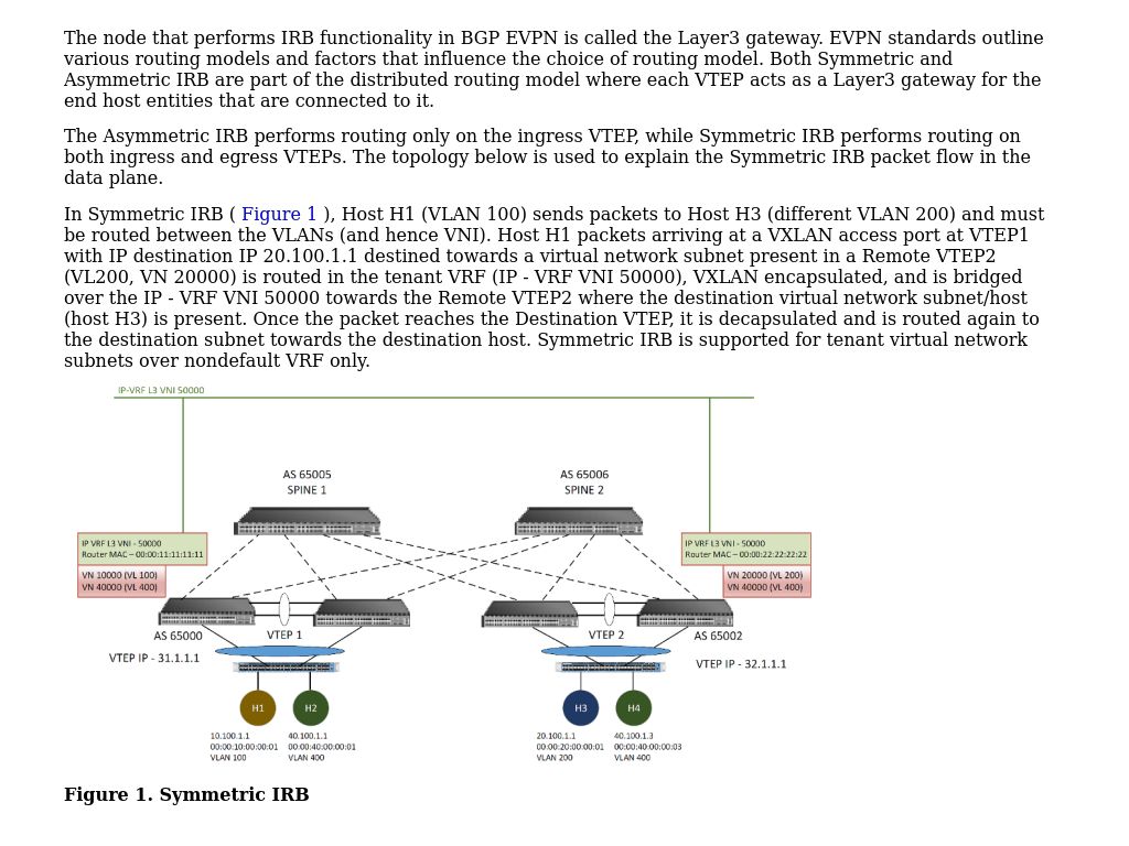 Symmetric IRB | OS10 10.5.1 Feature - Symmetric IRB - Technical Note ...