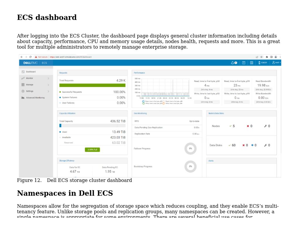 Setup Access To Dell Ecs Storage Cluster Design Guide—sql Server 2022