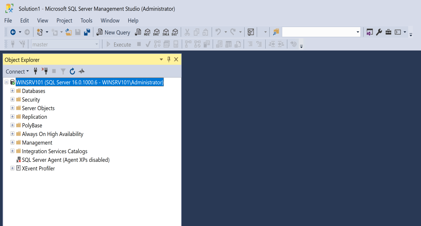 Figure 23 shows a SQL Server SSMS screenshot