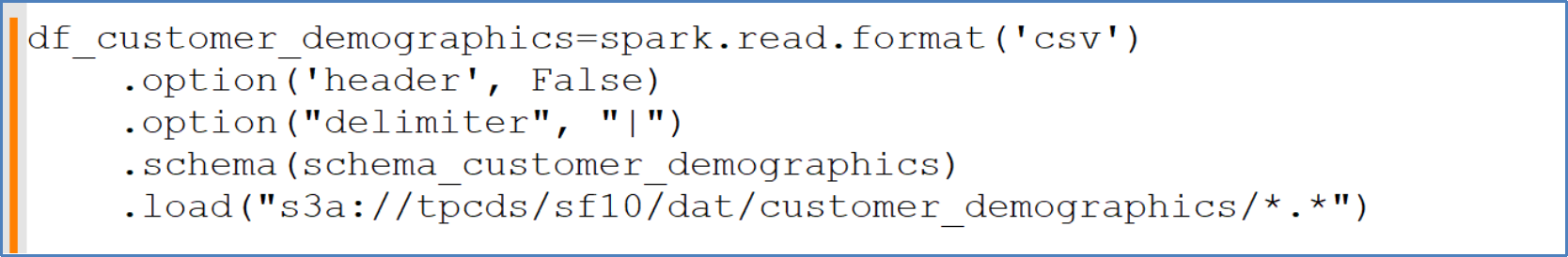 This is a PySpark data frame script.