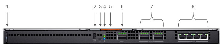 This image shows the Networking MX5108n Ethernet switch.