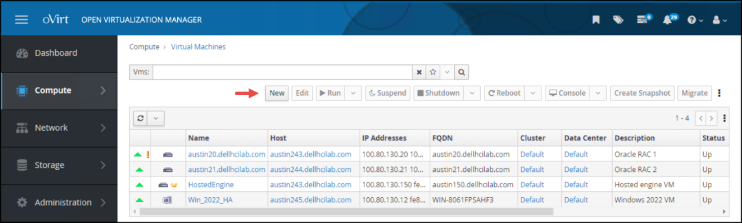  OVM VM creation 