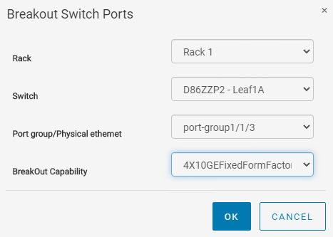 Configure switch ports