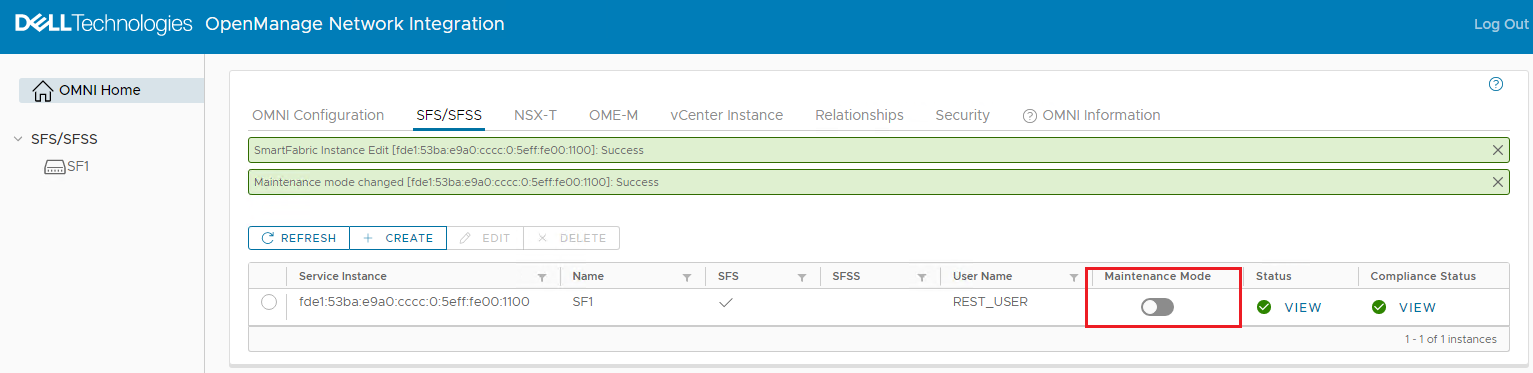 OMNI web UI configuration | Dell SmartFabric VxRail Brownfield ...