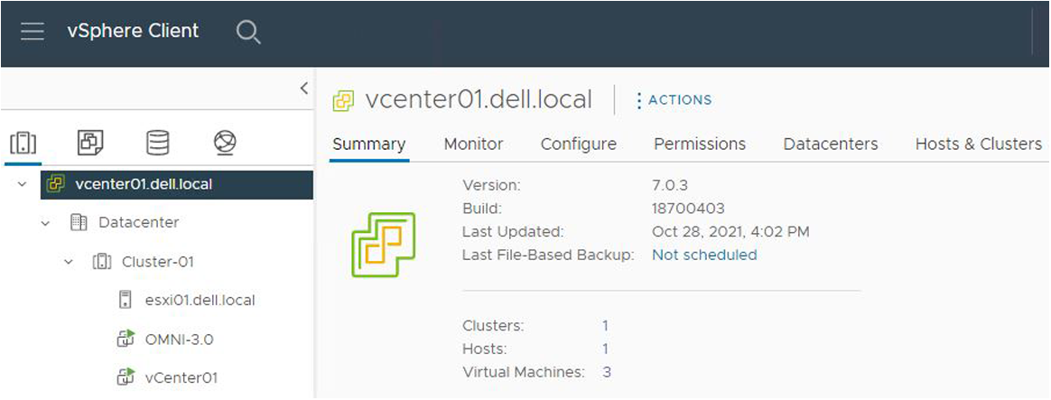 ESXi nodes added to the cluster
