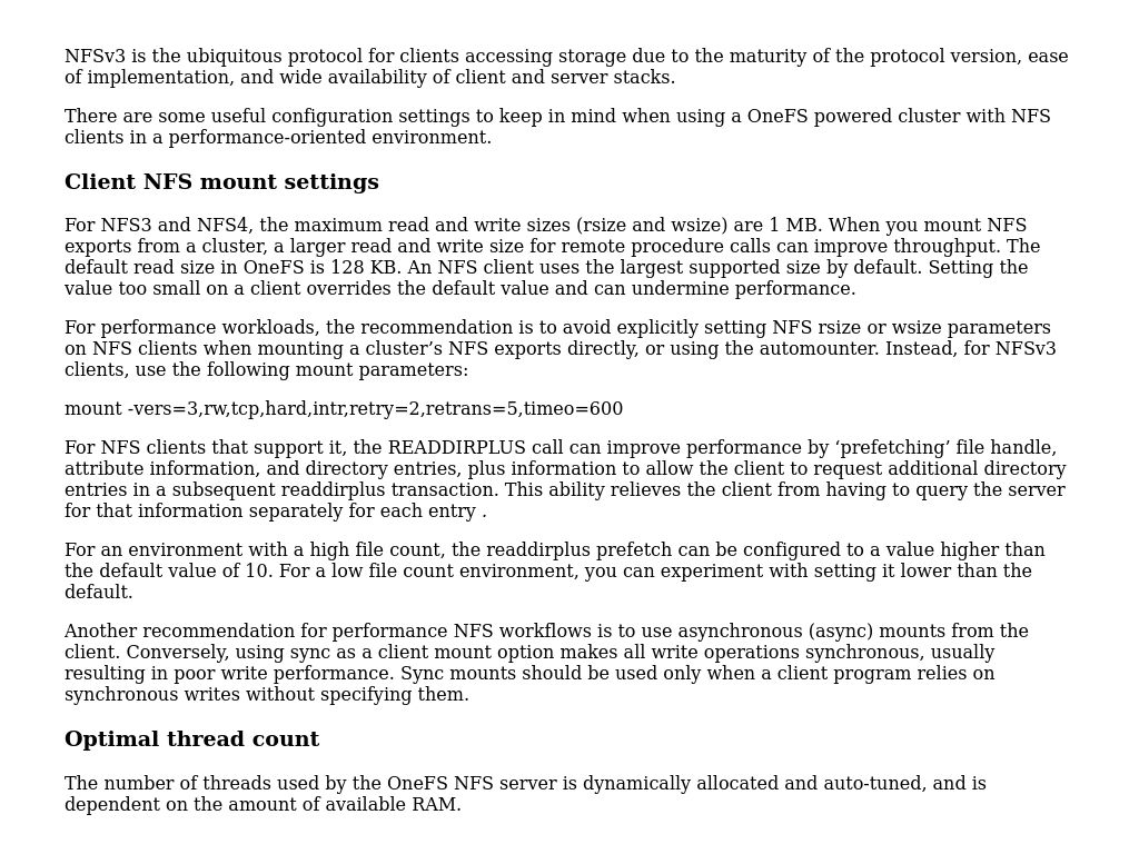 NFS Configuration - OSNEXUS Online Documentation Site