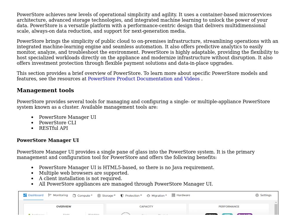 PowerStore overview | Dell PowerStore: Elastic Stack | Dell ...