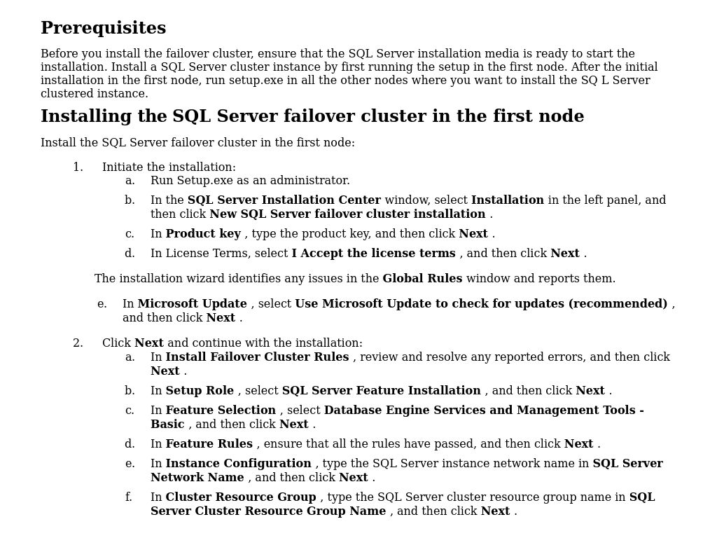 Installing The Failover Cluster | Deployment Guide—Ready Bundle For ...