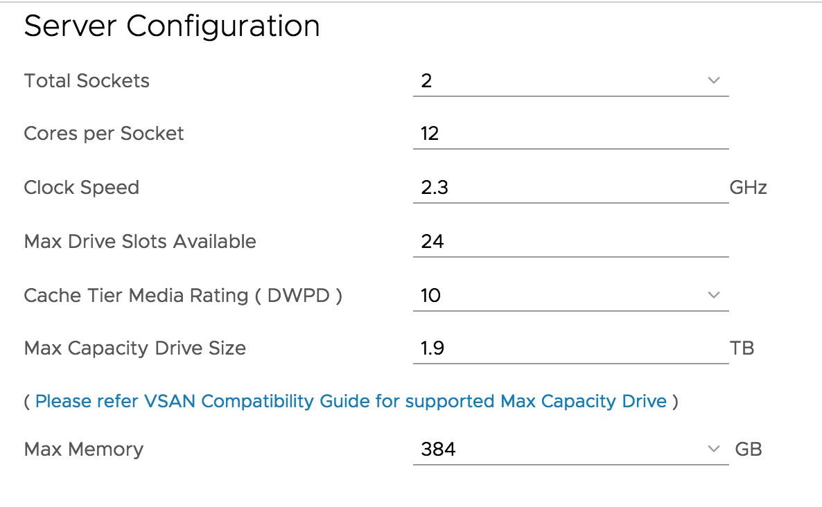 server configuration