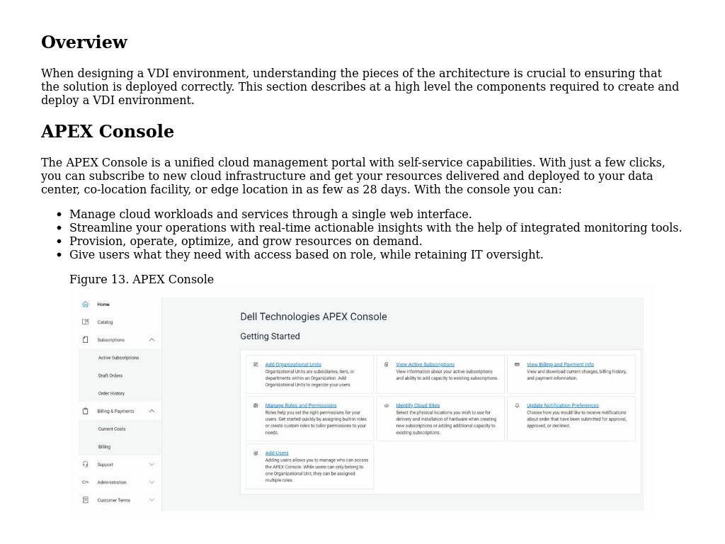 Software Vmware Horizon Vdi Environment On Dell Apex Private Cloud And Dell Apex Hybrid Cloud