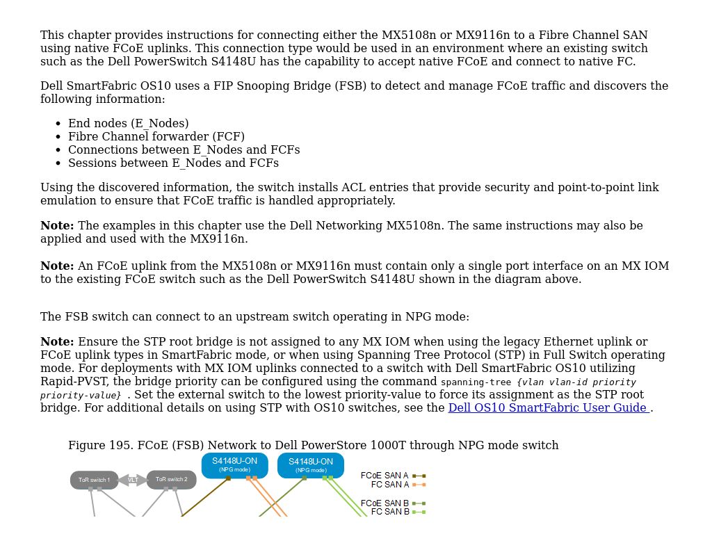 Scenario 7: Connect MX5108n to Fibre Channel storage - FSB | Dell ...