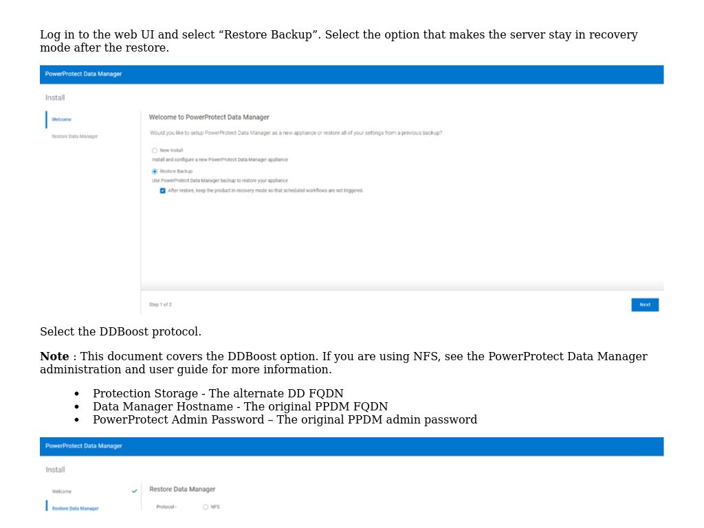 Server Recovery | Dell PowerProtect Cyber Recovery: Recovery From The ...