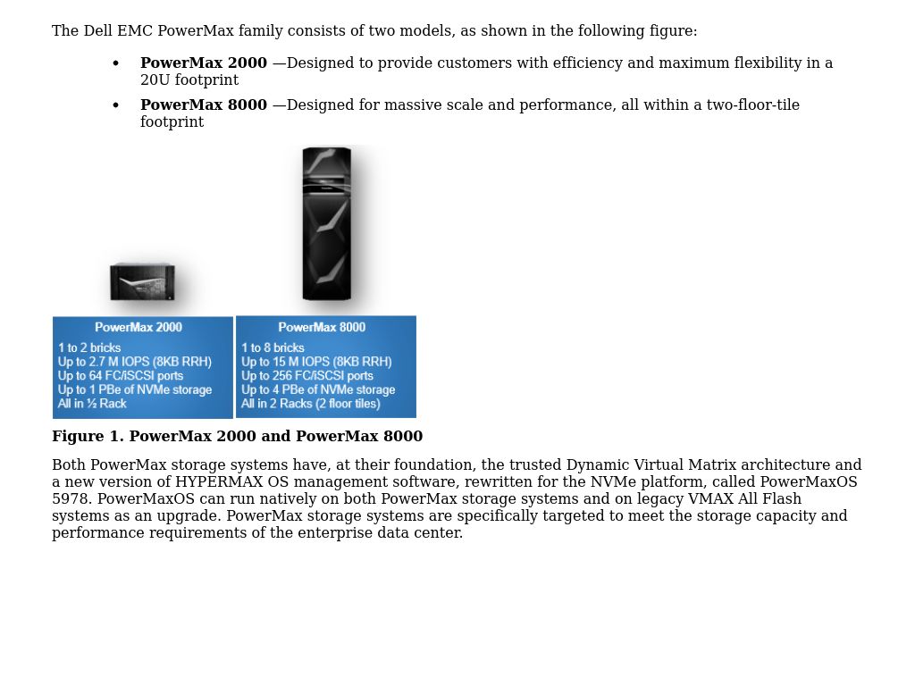 Powermax Product Overview Deployment Best Practices For Oracle Databases With Dell Emc Powermax Dell Technologies Info Hub