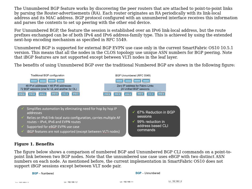 Unnumbered Bgp Os10 10 5 1 Feature Unnumbered Bgp Technical Note Dell Technologies Info Hub