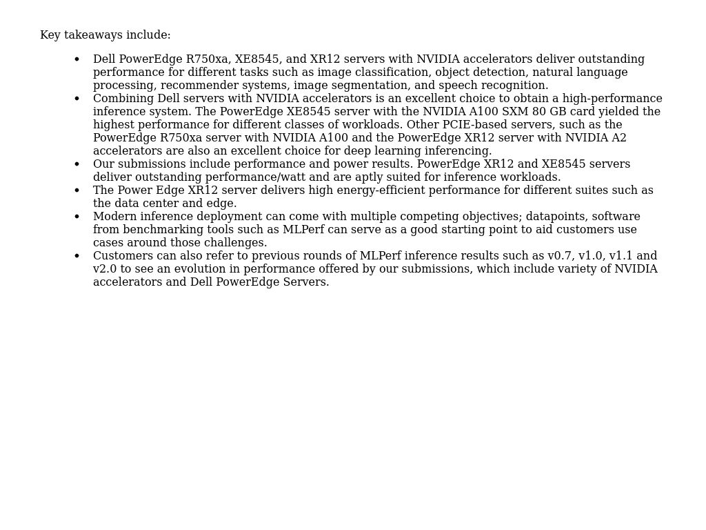 Summary | MLPerf™ Inference v2.1 with NVIDIA GPU-Based Benchmarks on ...