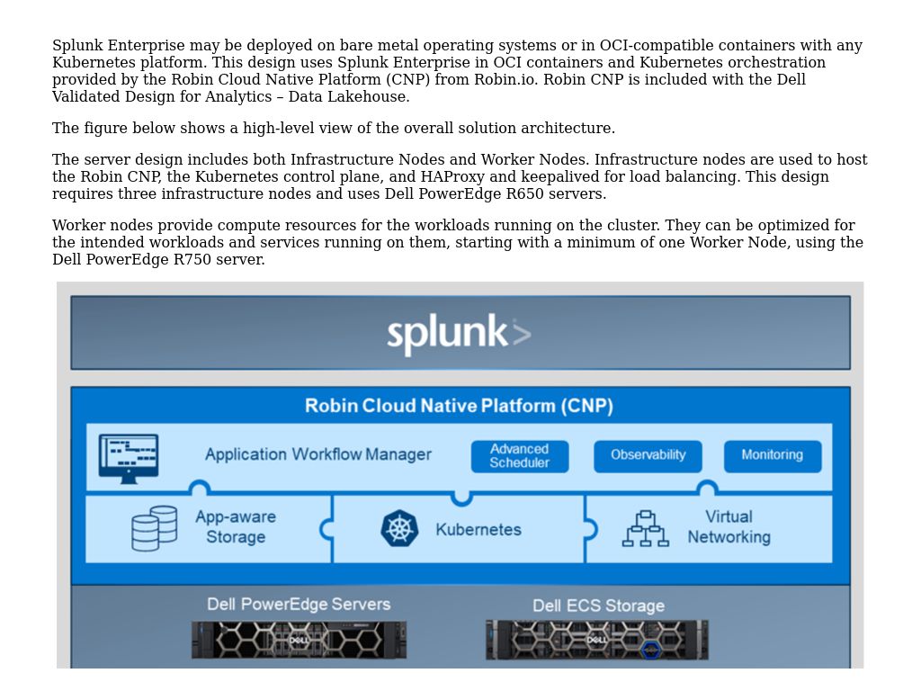 Solution architecture | White Paper—Cloud Native Splunk Enterprise with ...