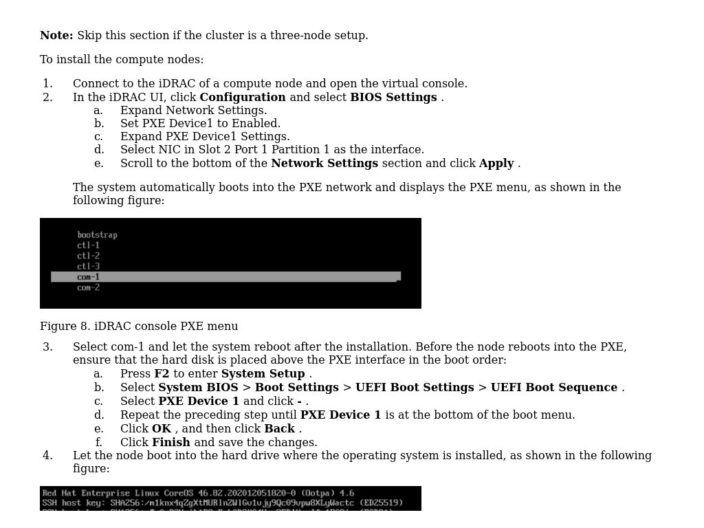 Installing the compute nodes | Reference Architecture Guide—Red Hat ...