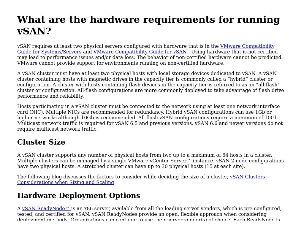 Storage Policy Based Management Spbm In Vsan