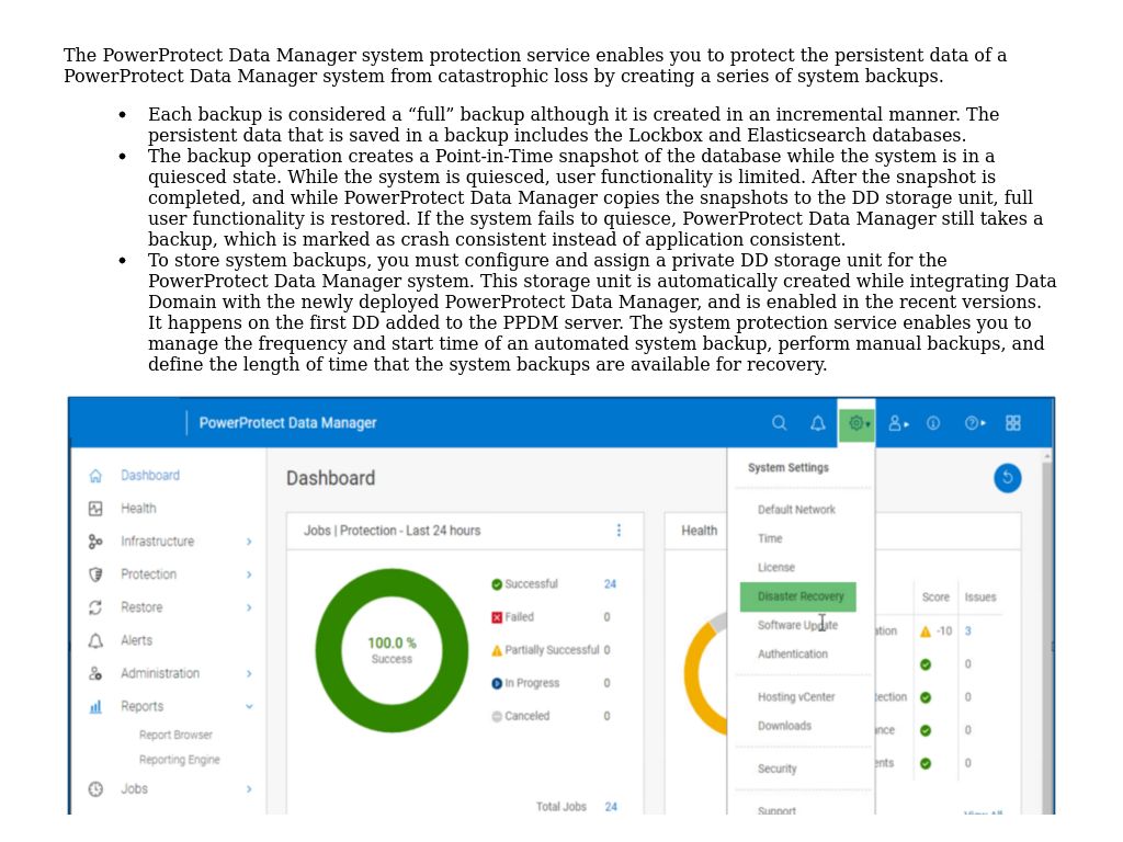 Setting up disaster recovery of PowerProtect Data Manager | Dell ...