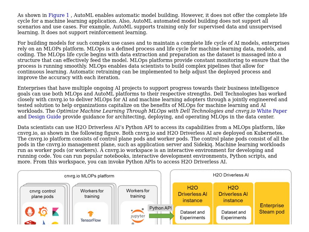 Invoking H2O Driverless AI from cnvrg.io MLOps Platform | Automate ...